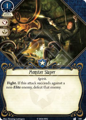 Arkham Horror ArkhamDB Most popular 5XP Card Monster Slayer