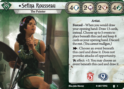 Sefina Rousseau Archer 29xp ArkhamDB