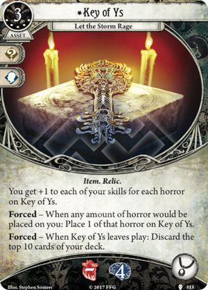 Arkham Horror ArkhamDB Most popular 5XP Card Key of Ys