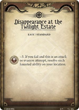 Disappearance at the Twilight Estate