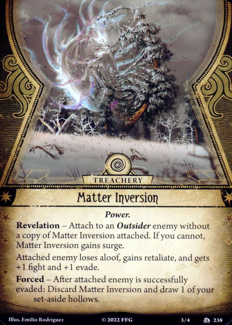 Matter Inversion