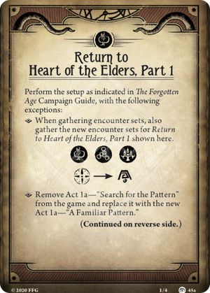 Return to Heart of the Elders, Part 1